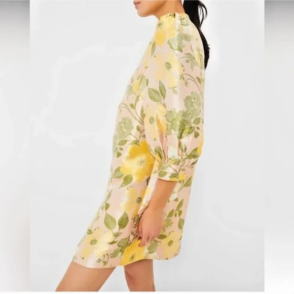 NWT Tuckernuck Pomander Place Dress XXL Daylily Jacquard Samantha Mini Floral - Picture 6 of 16